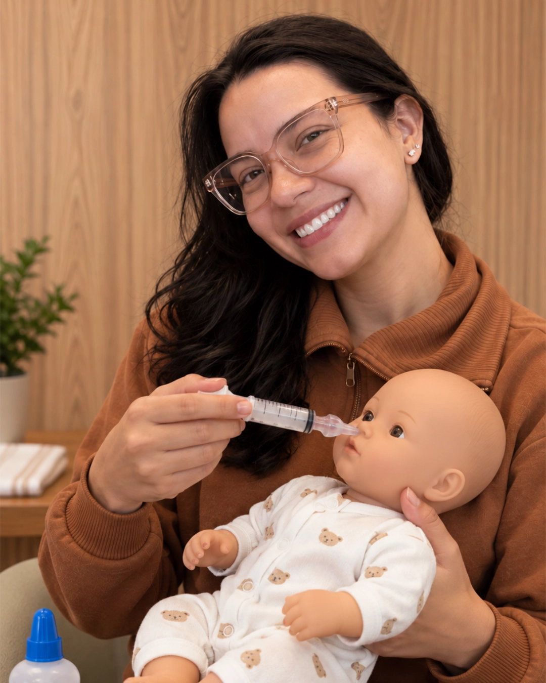 Fernanda R. Paloschi, enfermeira e criadora do curso Lavagem Nasal Sem Medo